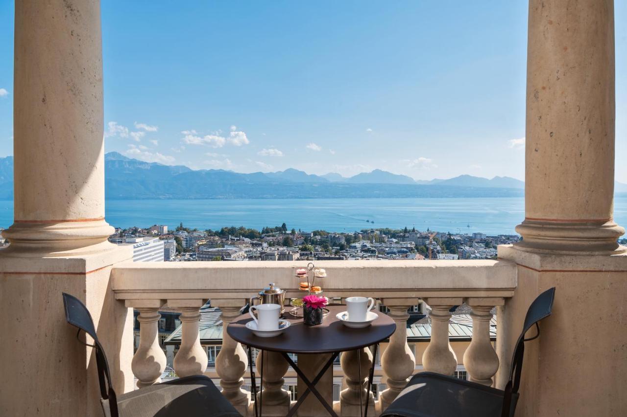 Lausanne Palace Екстер'єр фото View from the hotel
