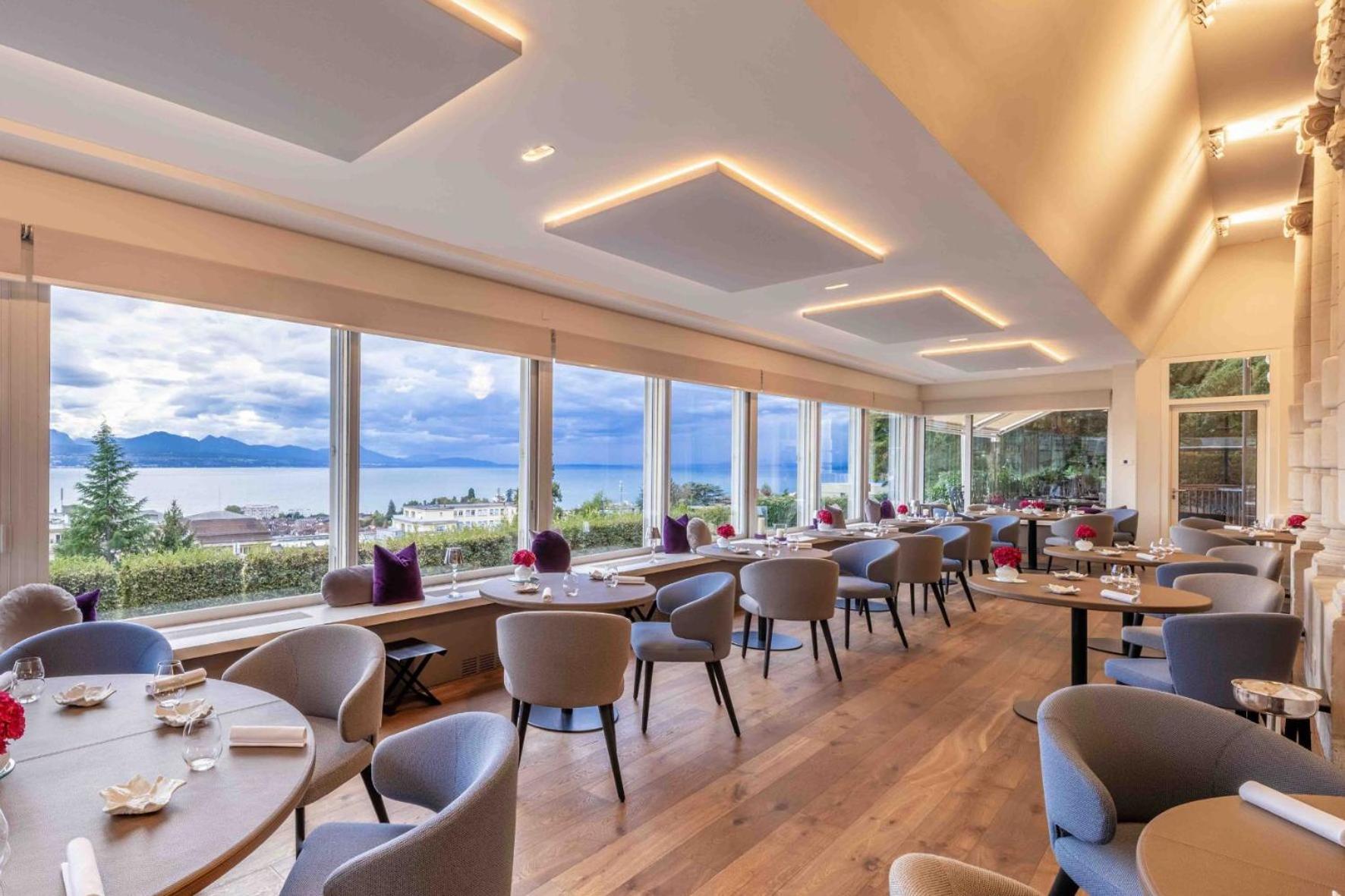 Lausanne Palace Екстер'єр фото Restaurant